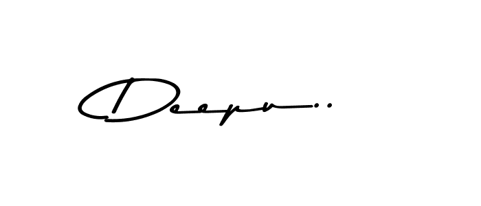 You should practise on your own different ways (Asem Kandis PERSONAL USE) to write your name (Deepu..) in signature. don't let someone else do it for you. Deepu.. signature style 9 images and pictures png