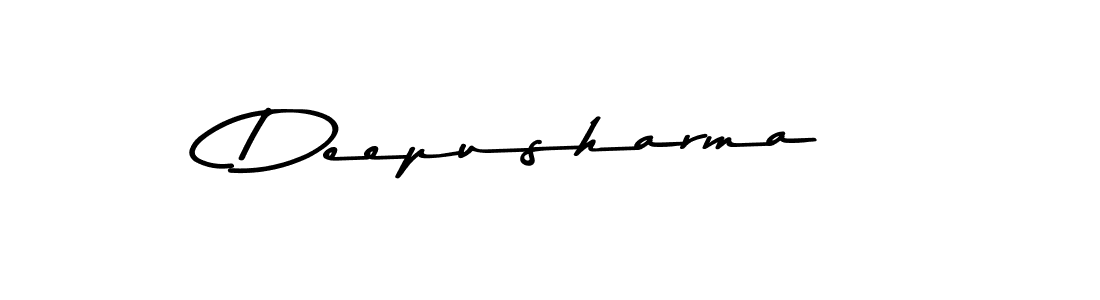 Use a signature maker to create a handwritten signature online. With this signature software, you can design (Asem Kandis PERSONAL USE) your own signature for name Deepusharma. Deepusharma signature style 9 images and pictures png