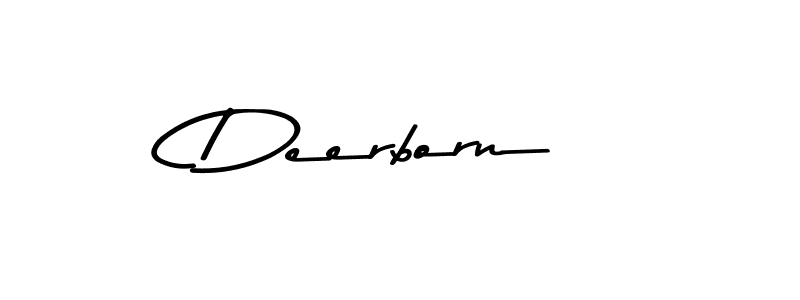 Create a beautiful signature design for name Deerborn. With this signature (Asem Kandis PERSONAL USE) fonts, you can make a handwritten signature for free. Deerborn signature style 9 images and pictures png