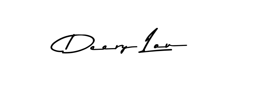 How to make Deery Lou signature? Asem Kandis PERSONAL USE is a professional autograph style. Create handwritten signature for Deery Lou name. Deery Lou signature style 9 images and pictures png