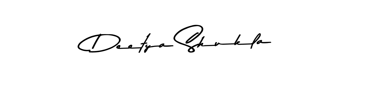 How to make Deetya Shukla signature? Asem Kandis PERSONAL USE is a professional autograph style. Create handwritten signature for Deetya Shukla name. Deetya Shukla signature style 9 images and pictures png