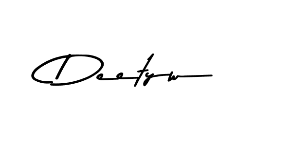 It looks lik you need a new signature style for name Deetyw. Design unique handwritten (Asem Kandis PERSONAL USE) signature with our free signature maker in just a few clicks. Deetyw signature style 9 images and pictures png