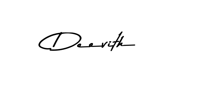 Use a signature maker to create a handwritten signature online. With this signature software, you can design (Asem Kandis PERSONAL USE) your own signature for name Deevith. Deevith signature style 9 images and pictures png