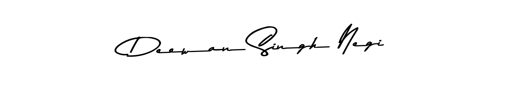 Make a beautiful signature design for name Deewan Singh Negi. With this signature (Asem Kandis PERSONAL USE) style, you can create a handwritten signature for free. Deewan Singh Negi signature style 9 images and pictures png