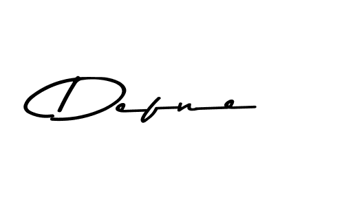 Defne stylish signature style. Best Handwritten Sign (Asem Kandis PERSONAL USE) for my name. Handwritten Signature Collection Ideas for my name Defne. Defne signature style 9 images and pictures png
