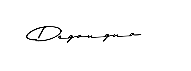 Also we have Degangna name is the best signature style. Create professional handwritten signature collection using Asem Kandis PERSONAL USE autograph style. Degangna signature style 9 images and pictures png