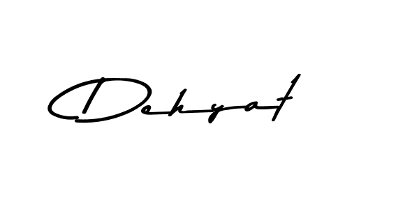 Use a signature maker to create a handwritten signature online. With this signature software, you can design (Asem Kandis PERSONAL USE) your own signature for name Dehyat. Dehyat signature style 9 images and pictures png