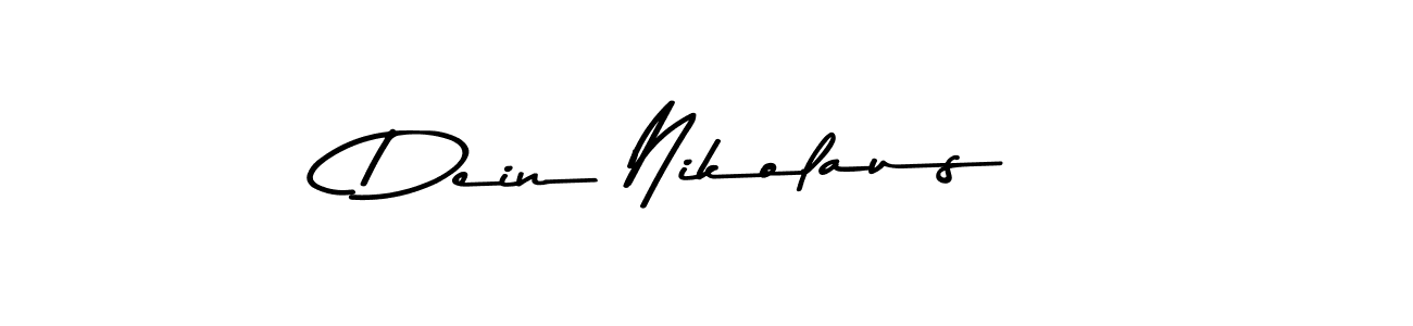 How to Draw Dein Nikolaus signature style? Asem Kandis PERSONAL USE is a latest design signature styles for name Dein Nikolaus. Dein Nikolaus signature style 9 images and pictures png