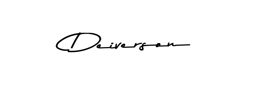 You should practise on your own different ways (Asem Kandis PERSONAL USE) to write your name (Deiverson) in signature. don't let someone else do it for you. Deiverson signature style 9 images and pictures png