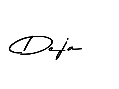 Use a signature maker to create a handwritten signature online. With this signature software, you can design (Asem Kandis PERSONAL USE) your own signature for name Deja. Deja signature style 9 images and pictures png