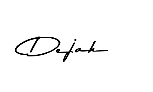 Design your own signature with our free online signature maker. With this signature software, you can create a handwritten (Asem Kandis PERSONAL USE) signature for name Dejah. Dejah signature style 9 images and pictures png