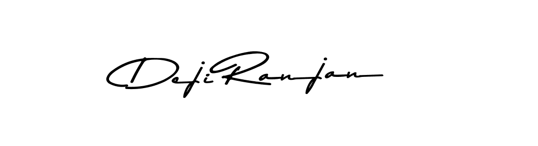 Design your own signature with our free online signature maker. With this signature software, you can create a handwritten (Asem Kandis PERSONAL USE) signature for name Deji Ranjan. Deji Ranjan signature style 9 images and pictures png