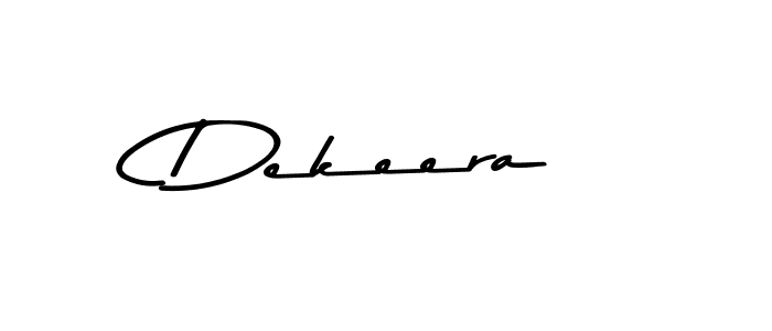 Make a beautiful signature design for name Dekeera. With this signature (Asem Kandis PERSONAL USE) style, you can create a handwritten signature for free. Dekeera signature style 9 images and pictures png