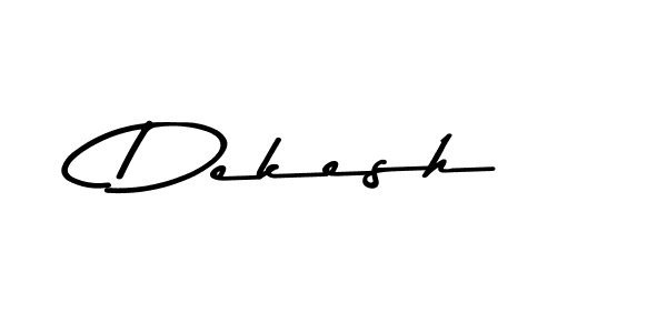 Dekesh stylish signature style. Best Handwritten Sign (Asem Kandis PERSONAL USE) for my name. Handwritten Signature Collection Ideas for my name Dekesh. Dekesh signature style 9 images and pictures png