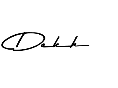 It looks lik you need a new signature style for name Dekh. Design unique handwritten (Asem Kandis PERSONAL USE) signature with our free signature maker in just a few clicks. Dekh signature style 9 images and pictures png