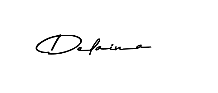 Design your own signature with our free online signature maker. With this signature software, you can create a handwritten (Asem Kandis PERSONAL USE) signature for name Delaina. Delaina signature style 9 images and pictures png