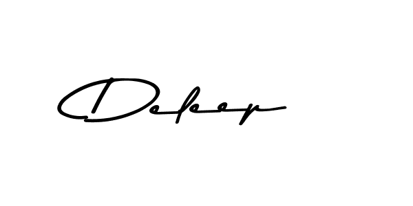 How to make Deleep name signature. Use Asem Kandis PERSONAL USE style for creating short signs online. This is the latest handwritten sign. Deleep signature style 9 images and pictures png