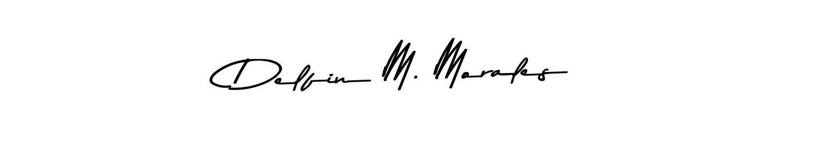 Also we have Delfin M. Morales name is the best signature style. Create professional handwritten signature collection using Asem Kandis PERSONAL USE autograph style. Delfin M. Morales signature style 9 images and pictures png