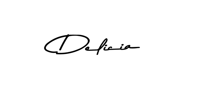 Delicia stylish signature style. Best Handwritten Sign (Asem Kandis PERSONAL USE) for my name. Handwritten Signature Collection Ideas for my name Delicia. Delicia signature style 9 images and pictures png
