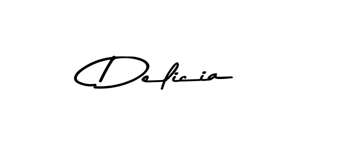 Delicia stylish signature style. Best Handwritten Sign (Asem Kandis PERSONAL USE) for my name. Handwritten Signature Collection Ideas for my name Delicia. Delicia signature style 9 images and pictures png