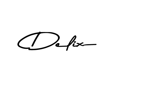 Create a beautiful signature design for name Delix. With this signature (Asem Kandis PERSONAL USE) fonts, you can make a handwritten signature for free. Delix signature style 9 images and pictures png