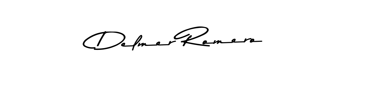 Create a beautiful signature design for name Delmer Romero. With this signature (Asem Kandis PERSONAL USE) fonts, you can make a handwritten signature for free. Delmer Romero signature style 9 images and pictures png