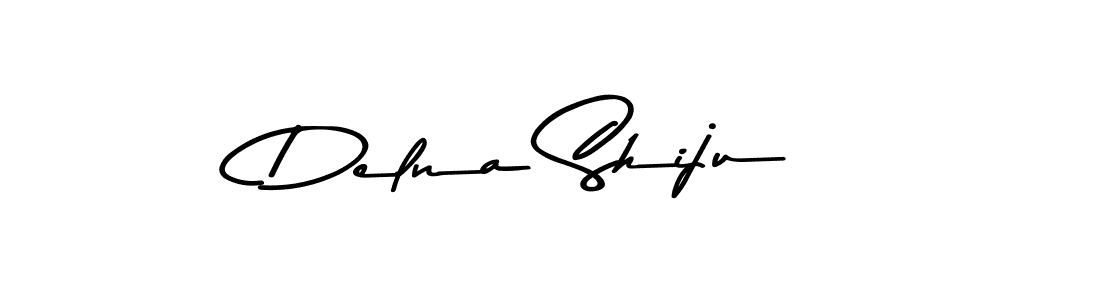 Make a beautiful signature design for name Delna Shiju. With this signature (Asem Kandis PERSONAL USE) style, you can create a handwritten signature for free. Delna Shiju signature style 9 images and pictures png