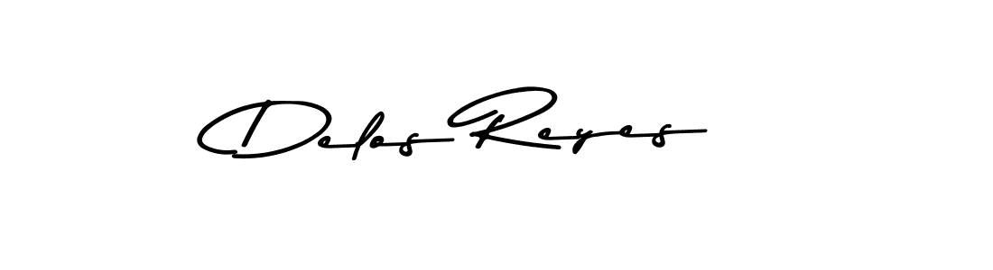 Create a beautiful signature design for name Delos Reyes. With this signature (Asem Kandis PERSONAL USE) fonts, you can make a handwritten signature for free. Delos Reyes signature style 9 images and pictures png