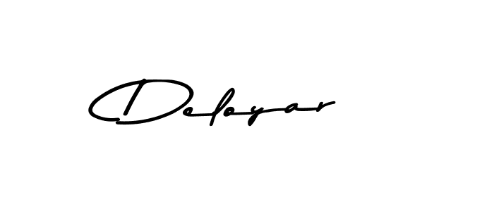 Use a signature maker to create a handwritten signature online. With this signature software, you can design (Asem Kandis PERSONAL USE) your own signature for name Deloyar. Deloyar signature style 9 images and pictures png