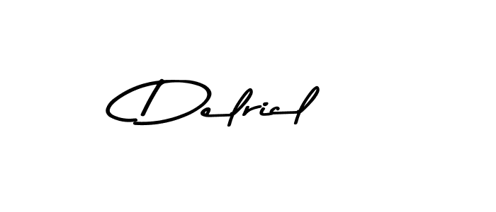 How to make Delricl name signature. Use Asem Kandis PERSONAL USE style for creating short signs online. This is the latest handwritten sign. Delricl signature style 9 images and pictures png