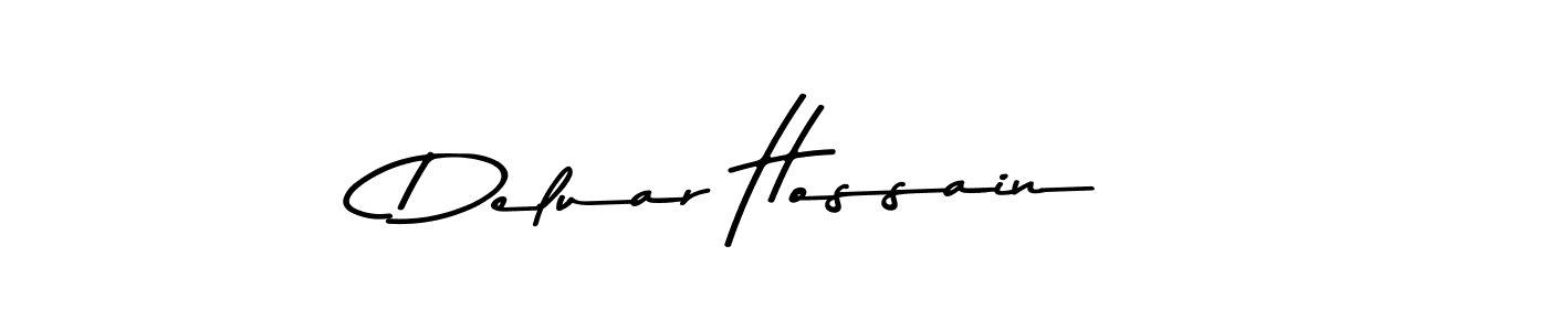 Also You can easily find your signature by using the search form. We will create Deluar Hossain name handwritten signature images for you free of cost using Asem Kandis PERSONAL USE sign style. Deluar Hossain signature style 9 images and pictures png