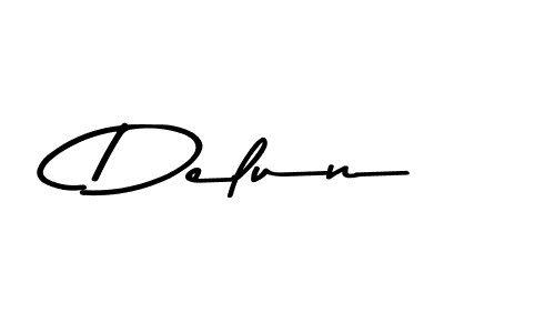 How to Draw Delun signature style? Asem Kandis PERSONAL USE is a latest design signature styles for name Delun. Delun signature style 9 images and pictures png