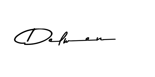 You should practise on your own different ways (Asem Kandis PERSONAL USE) to write your name (Delwen) in signature. don't let someone else do it for you. Delwen signature style 9 images and pictures png