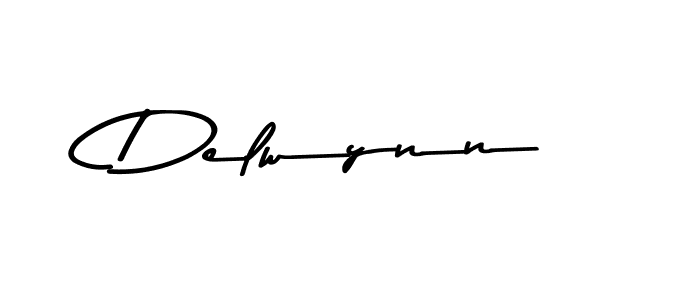 Create a beautiful signature design for name Delwynn. With this signature (Asem Kandis PERSONAL USE) fonts, you can make a handwritten signature for free. Delwynn signature style 9 images and pictures png