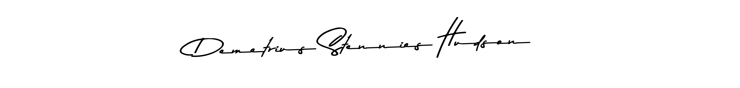 How to make Demetrius Stennies Hudson signature? Asem Kandis PERSONAL USE is a professional autograph style. Create handwritten signature for Demetrius Stennies Hudson name. Demetrius Stennies Hudson signature style 9 images and pictures png