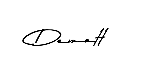 Demott stylish signature style. Best Handwritten Sign (Asem Kandis PERSONAL USE) for my name. Handwritten Signature Collection Ideas for my name Demott. Demott signature style 9 images and pictures png