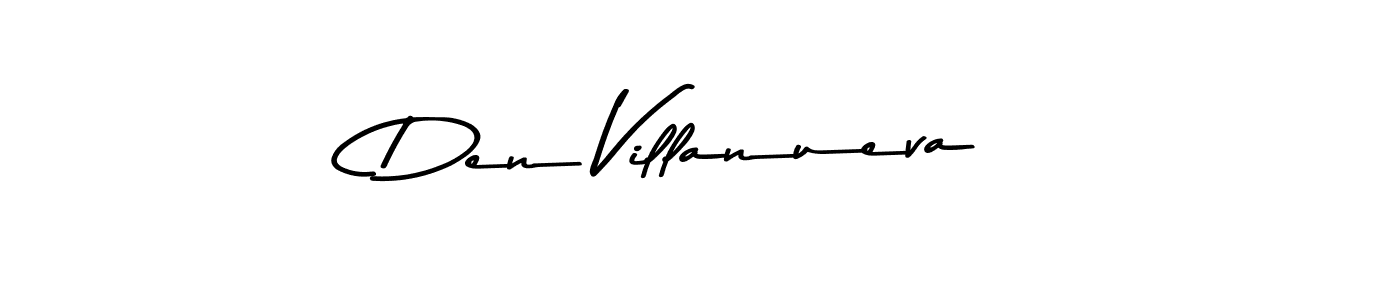 How to make Den Villanueva signature? Asem Kandis PERSONAL USE is a professional autograph style. Create handwritten signature for Den Villanueva name. Den Villanueva signature style 9 images and pictures png