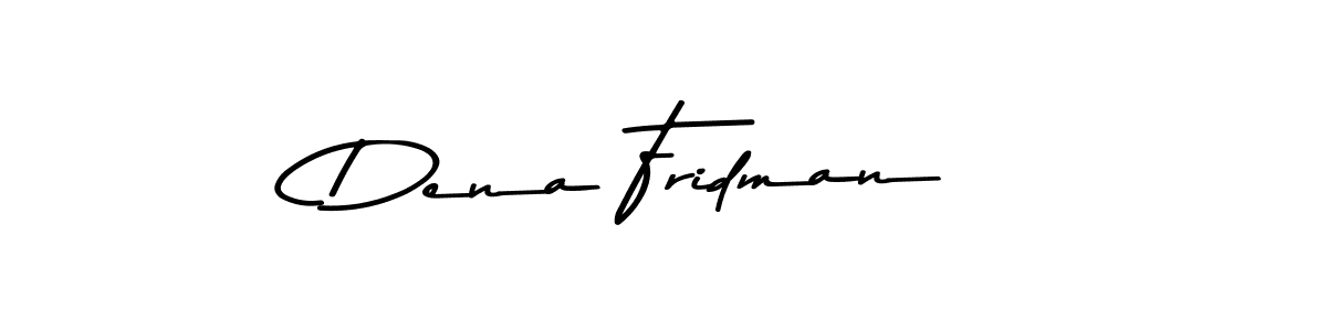 How to make Dena Fridman name signature. Use Asem Kandis PERSONAL USE style for creating short signs online. This is the latest handwritten sign. Dena Fridman signature style 9 images and pictures png