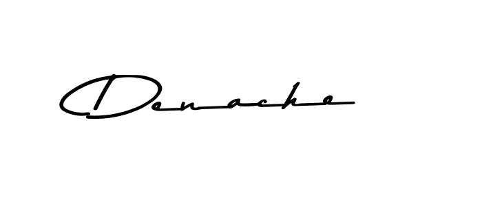 How to make Denache signature? Asem Kandis PERSONAL USE is a professional autograph style. Create handwritten signature for Denache name. Denache signature style 9 images and pictures png