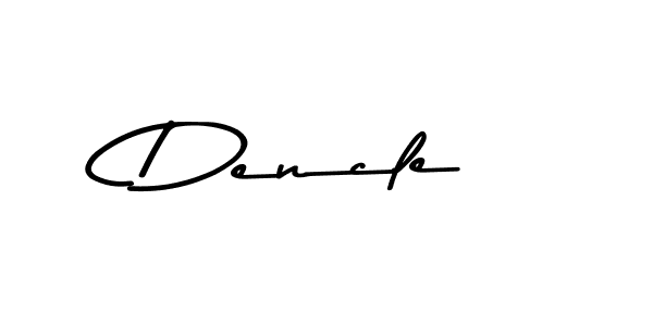 Design your own signature with our free online signature maker. With this signature software, you can create a handwritten (Asem Kandis PERSONAL USE) signature for name Dencle. Dencle signature style 9 images and pictures png