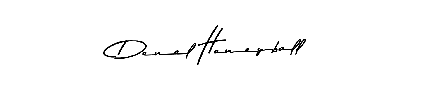 How to make Denel Honeyball signature? Asem Kandis PERSONAL USE is a professional autograph style. Create handwritten signature for Denel Honeyball name. Denel Honeyball signature style 9 images and pictures png