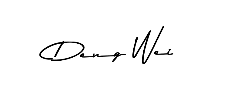 Deng Wei stylish signature style. Best Handwritten Sign (Asem Kandis PERSONAL USE) for my name. Handwritten Signature Collection Ideas for my name Deng Wei. Deng Wei signature style 9 images and pictures png