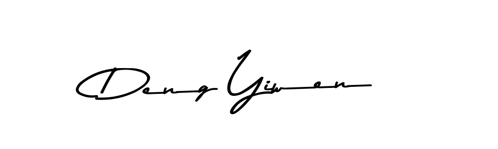 Here are the top 10 professional signature styles for the name Deng Yiwen. These are the best autograph styles you can use for your name. Deng Yiwen signature style 9 images and pictures png