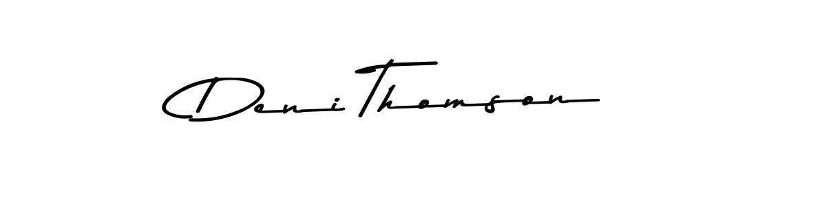 You can use this online signature creator to create a handwritten signature for the name Deni Thomson. This is the best online autograph maker. Deni Thomson signature style 9 images and pictures png