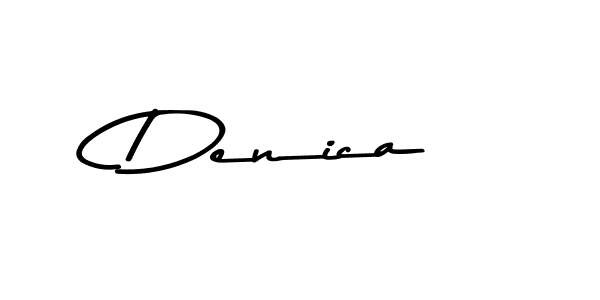 Create a beautiful signature design for name Denica. With this signature (Asem Kandis PERSONAL USE) fonts, you can make a handwritten signature for free. Denica signature style 9 images and pictures png