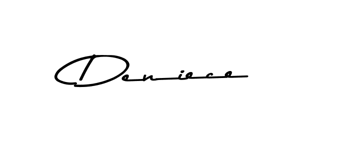 You should practise on your own different ways (Asem Kandis PERSONAL USE) to write your name (Deniece) in signature. don't let someone else do it for you. Deniece signature style 9 images and pictures png