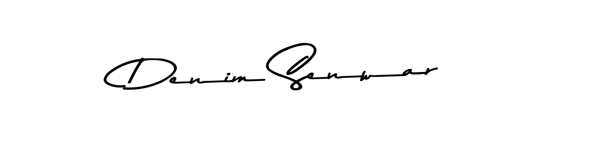 You should practise on your own different ways (Asem Kandis PERSONAL USE) to write your name (Denim Senwar) in signature. don't let someone else do it for you. Denim Senwar signature style 9 images and pictures png