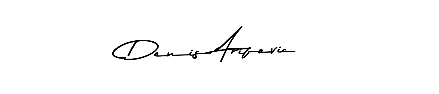 Design your own signature with our free online signature maker. With this signature software, you can create a handwritten (Asem Kandis PERSONAL USE) signature for name Denis Arifovic. Denis Arifovic signature style 9 images and pictures png