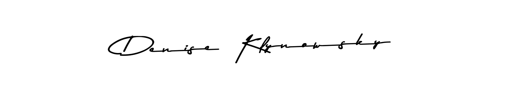 Make a short Denise  Klynowsky signature style. Manage your documents anywhere anytime using Asem Kandis PERSONAL USE. Create and add eSignatures, submit forms, share and send files easily. Denise  Klynowsky signature style 9 images and pictures png