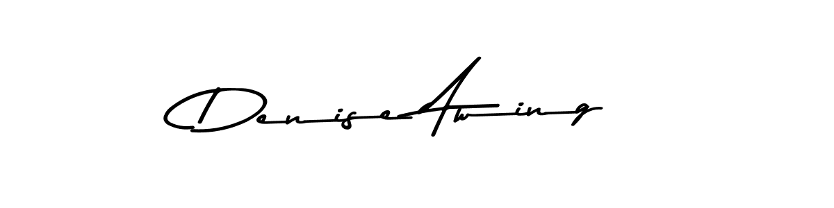 Also You can easily find your signature by using the search form. We will create Denise Awing name handwritten signature images for you free of cost using Asem Kandis PERSONAL USE sign style. Denise Awing signature style 9 images and pictures png
